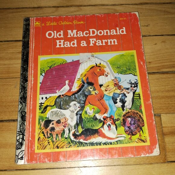 Old MacDonald Had a Farm (1975, A Little Golden Book) - Picture 1 of 3